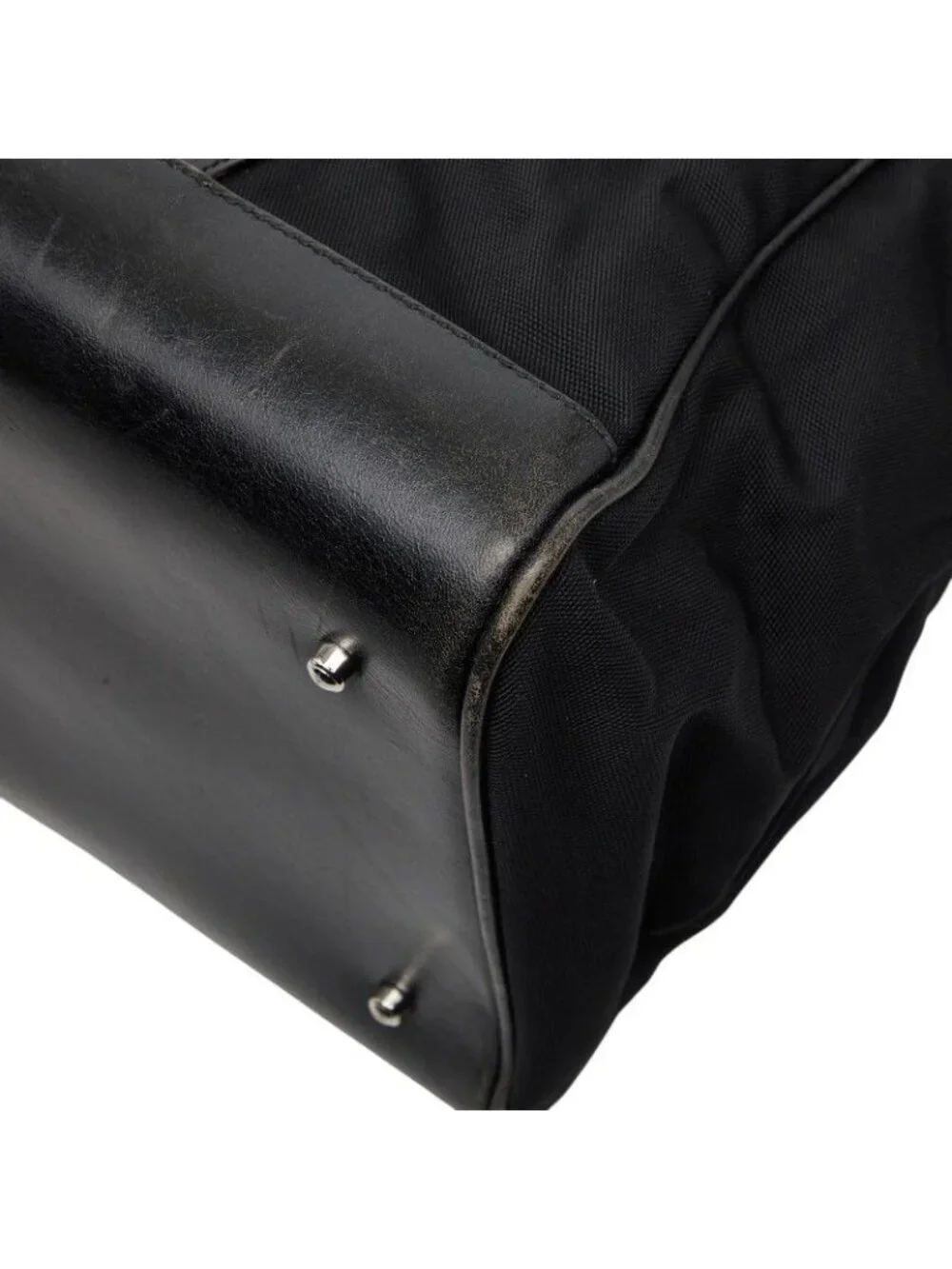 Gucci Tote 002 Black Nylon Canvas